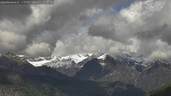 view from Alpe di Mera - Panorama Monte Rosa on 2024-05-17