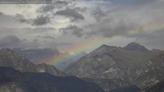 view from Alpe di Mera - Panorama Monte Rosa on 2024-10-14