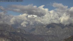 view from Alpe di Mera - Panorama Monte Rosa on 2024-10-22