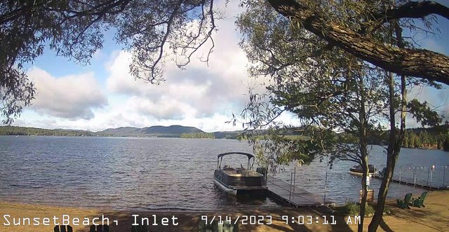 time-lapse frame, Sunset Beach webcam