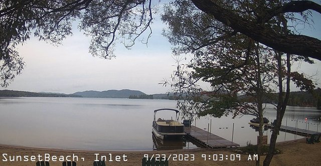 time-lapse frame, Sunset Beach webcam
