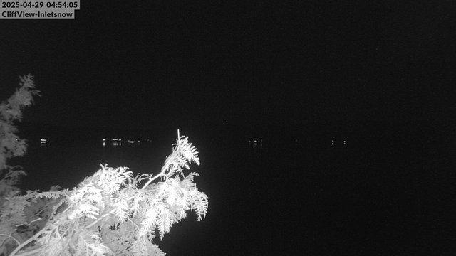 time-lapse frame, 4th Lake, Inlet, NY webcam
