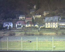 view from Webcam in Bad Schandau, Krippen & Postelwitz on 2022-01-14