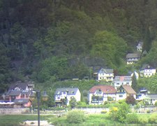 view from Webcam in Bad Schandau, Krippen & Postelwitz on 2022-05-11