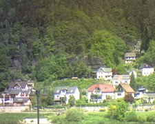 view from Webcam in Bad Schandau, Krippen & Postelwitz on 2022-05-12