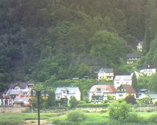 view from Webcam in Bad Schandau, Krippen & Postelwitz on 2022-05-25
