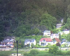view from Webcam in Bad Schandau, Krippen & Postelwitz on 2022-05-26