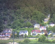 view from Webcam in Bad Schandau, Krippen & Postelwitz on 2022-06-14