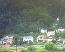view from Webcam in Bad Schandau, Krippen & Postelwitz on 2022-06-25