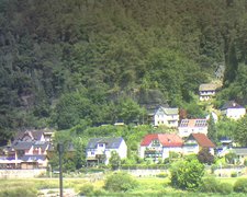 view from Webcam in Bad Schandau, Krippen & Postelwitz on 2022-06-26