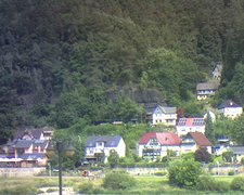 view from Webcam in Bad Schandau, Krippen & Postelwitz on 2022-06-27
