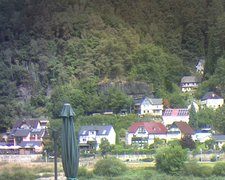 view from Webcam in Bad Schandau, Krippen & Postelwitz on 2022-08-09