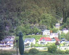 view from Webcam in Bad Schandau, Krippen & Postelwitz on 2022-08-12