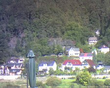 view from Webcam in Bad Schandau, Krippen & Postelwitz on 2022-09-25