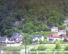 view from Webcam in Bad Schandau, Krippen & Postelwitz on 2023-05-29