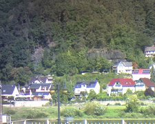 view from Webcam in Bad Schandau, Krippen & Postelwitz on 2023-09-11
