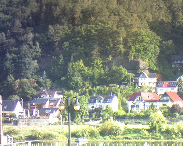time-lapse frame, Webcam in Bad Schandau, Krippen & Postelwitz webcam