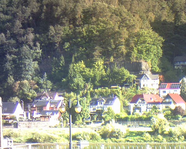 time-lapse frame, Webcam in Bad Schandau, Krippen & Postelwitz webcam