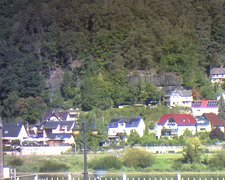 view from Webcam in Bad Schandau, Krippen & Postelwitz on 2023-09-20