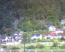 view from Webcam in Bad Schandau, Krippen & Postelwitz on 2023-09-24