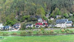 view from Webcam in Bad Schandau, Krippen & Postelwitz on 2025-04-26