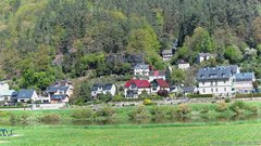 view from Webcam in Bad Schandau, Krippen & Postelwitz on 2025-04-27