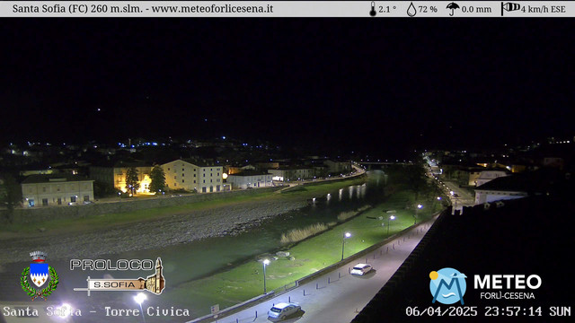 time-lapse frame, Santa Sofia - Torre Civica webcam