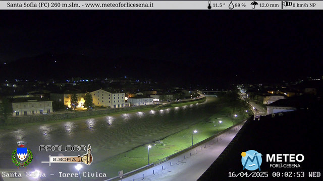 time-lapse frame, Santa Sofia - Torre Civica webcam