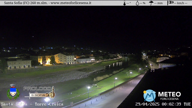 time-lapse frame, Santa Sofia - Torre Civica webcam