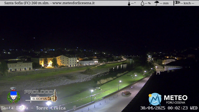 time-lapse frame, Santa Sofia - Torre Civica webcam