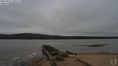 view from 4th Lake Sandbar on 2025-04-11