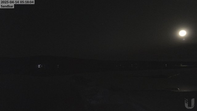 time-lapse frame, 4th Lake Sandbar webcam