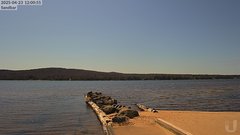 view from 4th Lake Sandbar on 2025-04-23