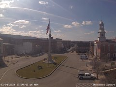 view from 13 East Market Street - Lewistown PA (west) on 2024-03-04