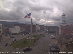 view from 13 East Market Street - Lewistown PA (west) on 2024-03-15