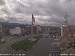 view from 13 East Market Street - Lewistown PA (west) on 2024-04-04