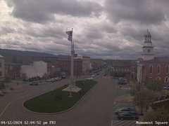 view from 13 East Market Street - Lewistown PA (west) on 2024-04-12
