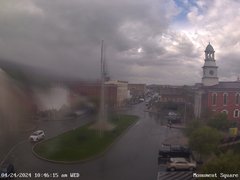 view from 13 East Market Street - Lewistown PA (west) on 2024-04-22