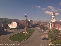 view from 13 East Market Street - Lewistown PA (west) on 2024-05-01