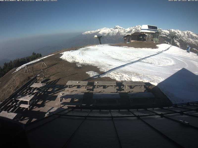 time-lapse frame, Bielmonte Monte Marca ovest webcam