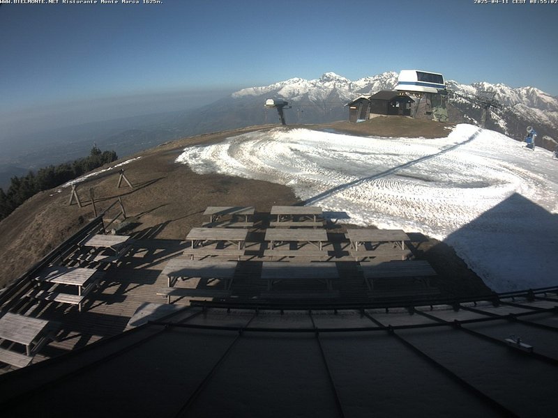 time-lapse frame, Bielmonte Monte Marca ovest webcam
