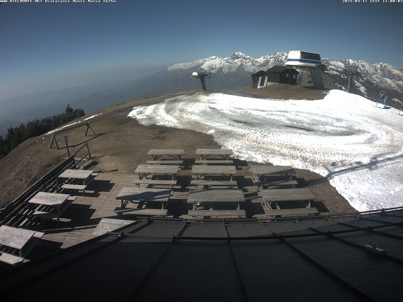 time-lapse frame, Bielmonte Monte Marca ovest webcam