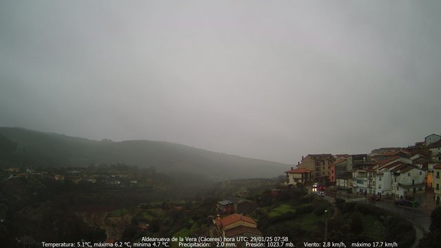 time-lapse frame, Meteogredos webcam