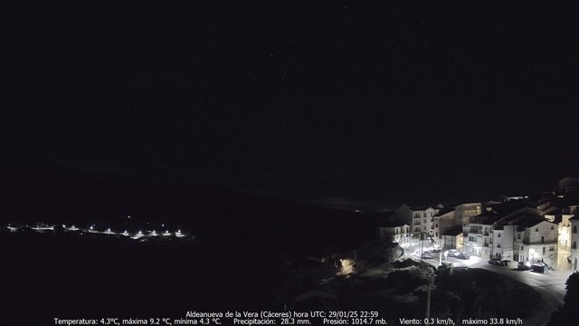 time-lapse frame, Meteogredos webcam