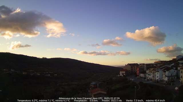 time-lapse frame, Meteogredos webcam