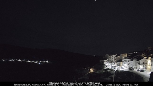 time-lapse frame, Meteogredos webcam