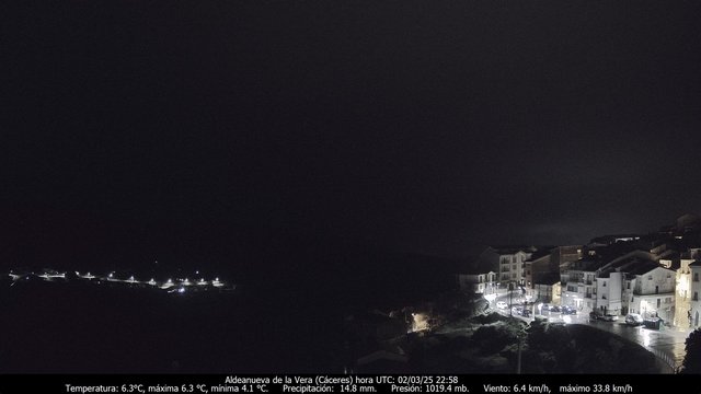 time-lapse frame, Meteogredos webcam