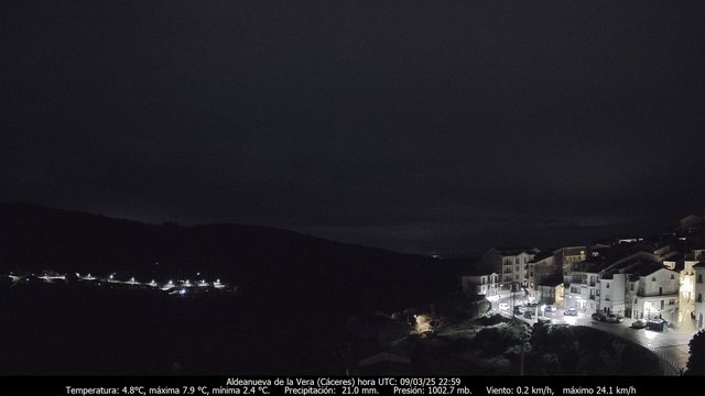 time-lapse frame, Meteogredos webcam