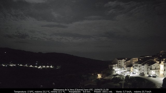 time-lapse frame, Meteogredos webcam