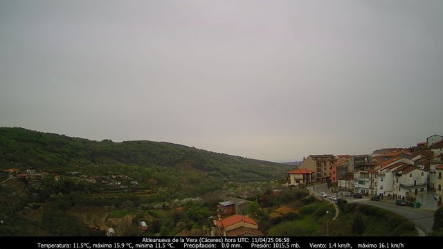 time-lapse frame, Meteogredos webcam